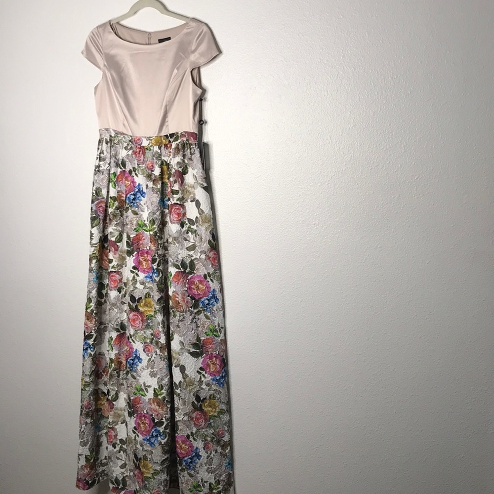 NWT Adrianna Papell Maxi Bridesmaid Gown - 4